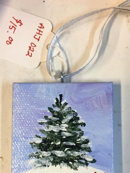 Snowy Tree Ornaments