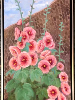 English Hollyhocks